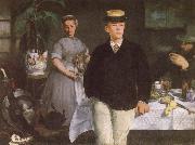 Edouard Manet Luncheon in the studio china oil painting artist